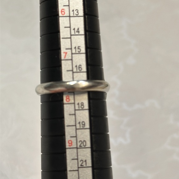 Vintage Real Azurite 925 Sterling Silver Geometric Ring size 7 3/4” STAMPED🔥🔥 - Picture 10 of 13